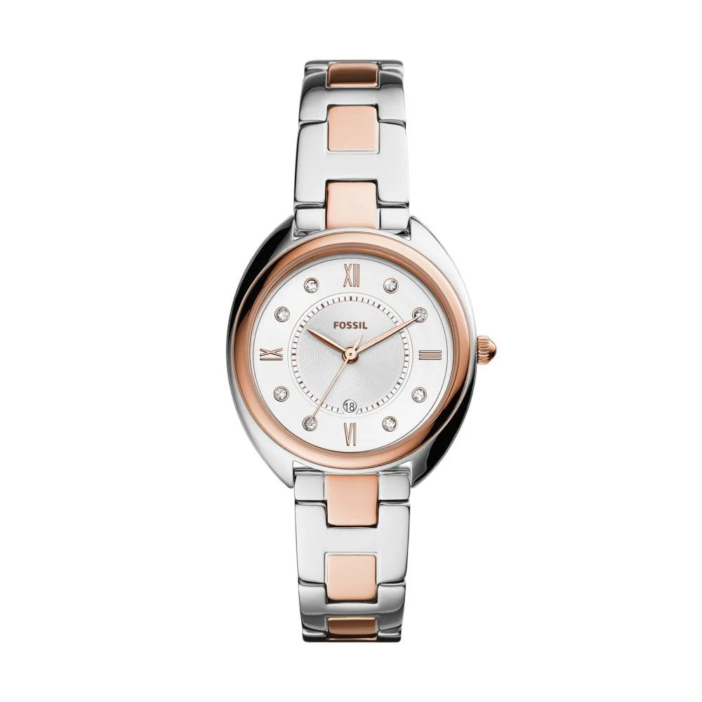 Fossil Gabby watch  Two-tone silver-rose gold ladies watch   ES5072