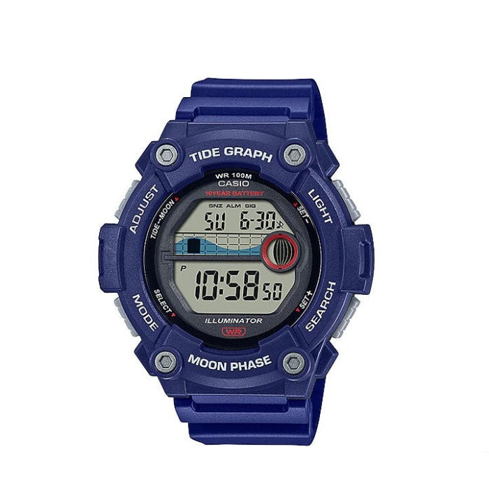 Casio Digital Gray Dial Unisex-Adult Watch-WS-1300H-2AVDF