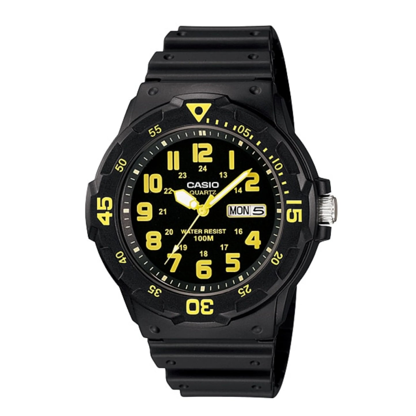 Casio Men's Sports Analog Dive Quartz Black Watch MRW-200H-9BVDF