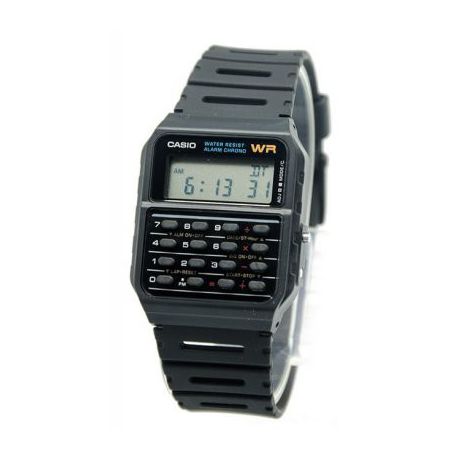 Casio Mens Twincept Databank Ani-Digi Resin Watch (CA53W-1Z)