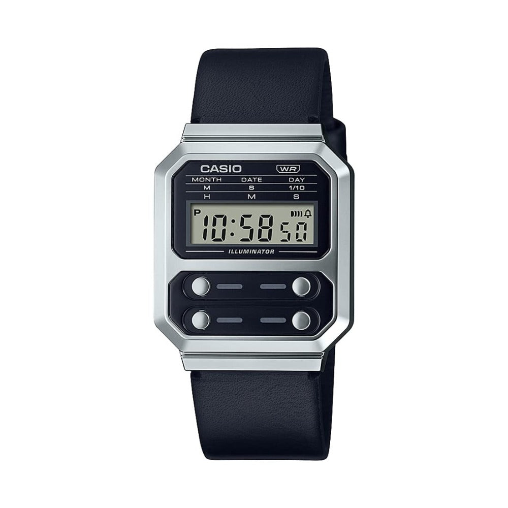Casio Digital Black Dial Unisex's Watch-A100WEL-1ADF