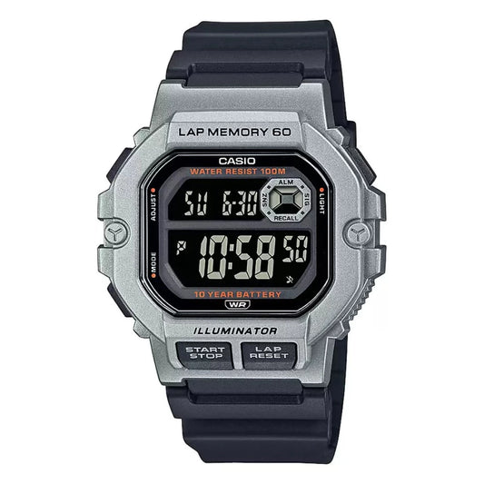 Casio General Black Resin Men's Watch WS-1400H-1BVDF