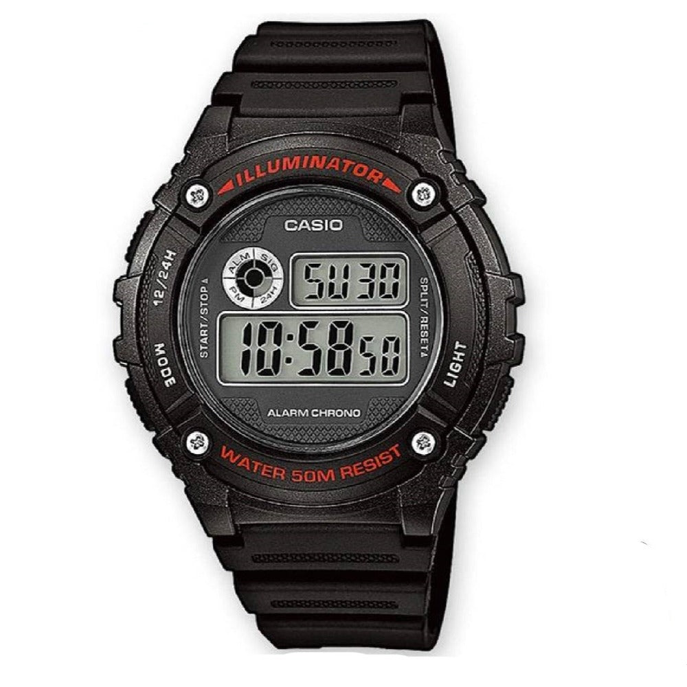 Casio Mens Standard Digital Illuminator Wrist watch (W-216H-1AVDF)