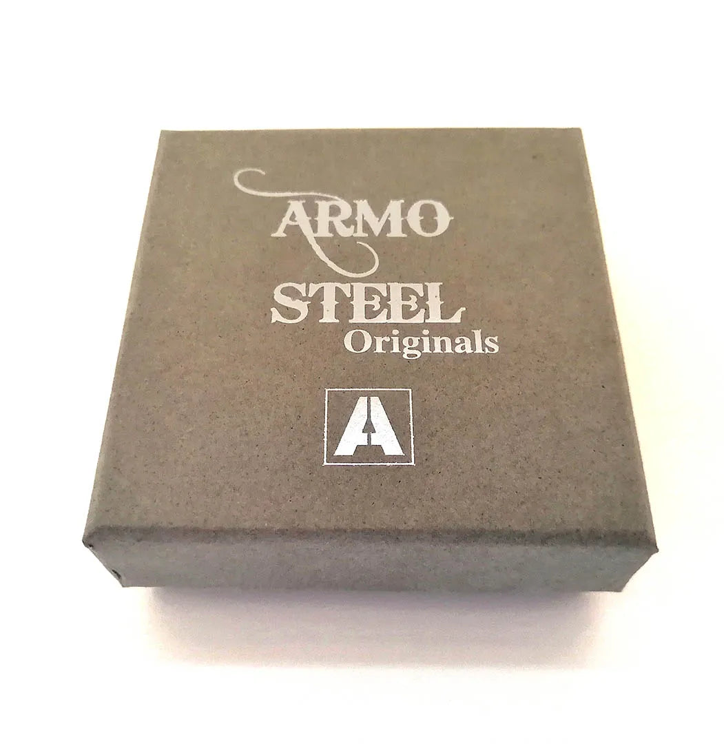 Armo Double Steel Chain with Leather