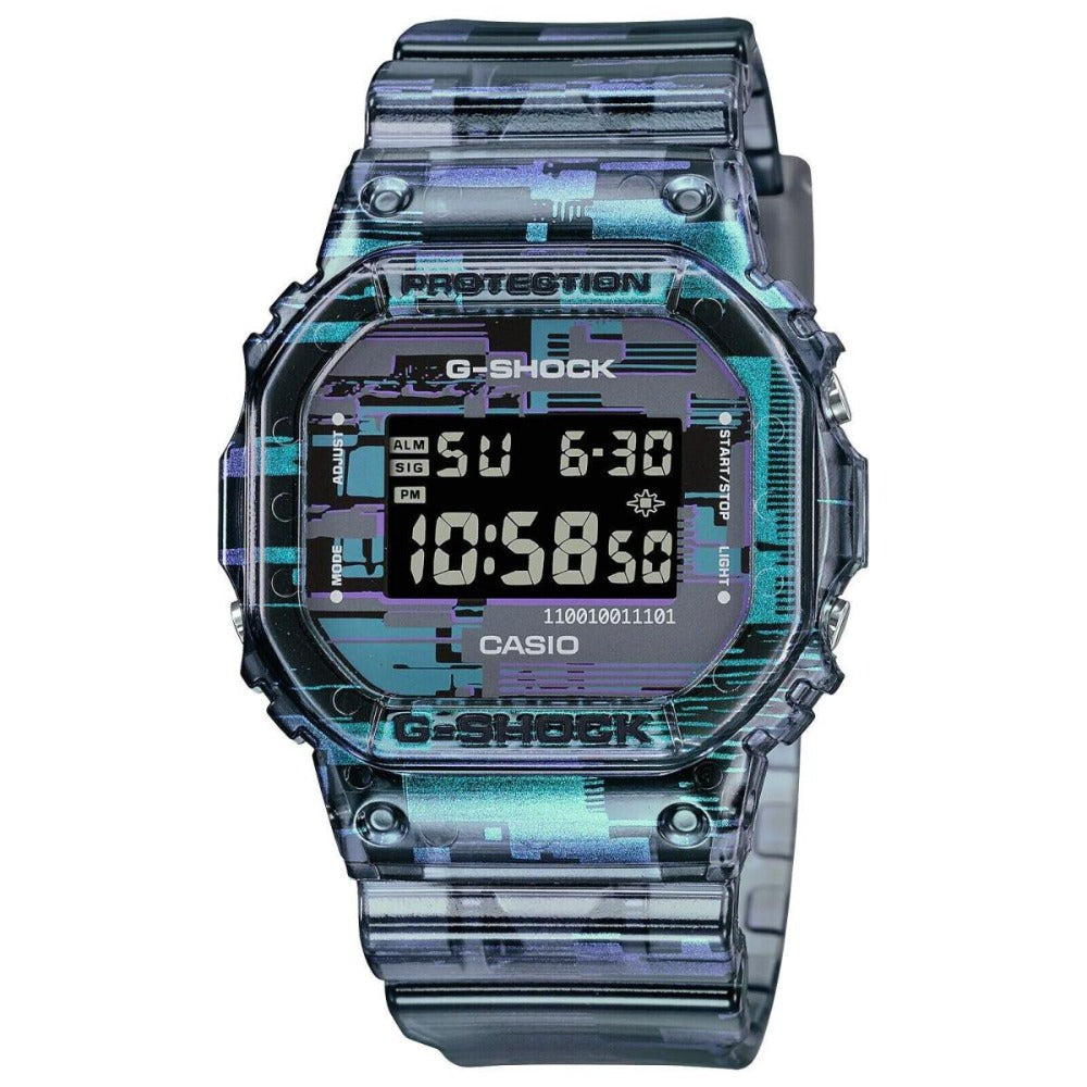 Casio G-Shock Digital Blue Dial Men's Watch-DW-5600NN-1DR