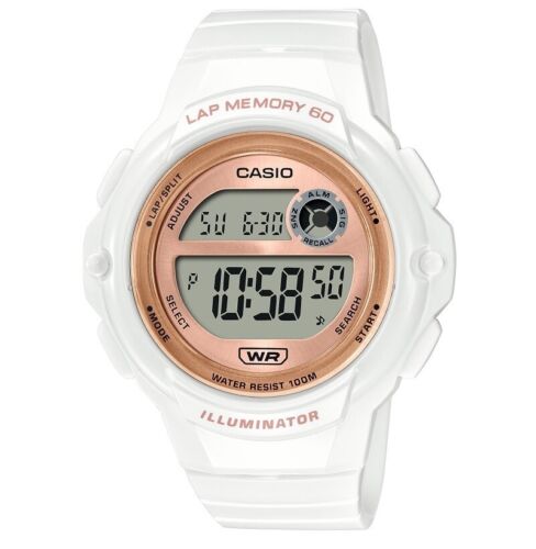 Casio 3 Alarms Digital Girls Womens Watch Lap Memory LWS-1200 New