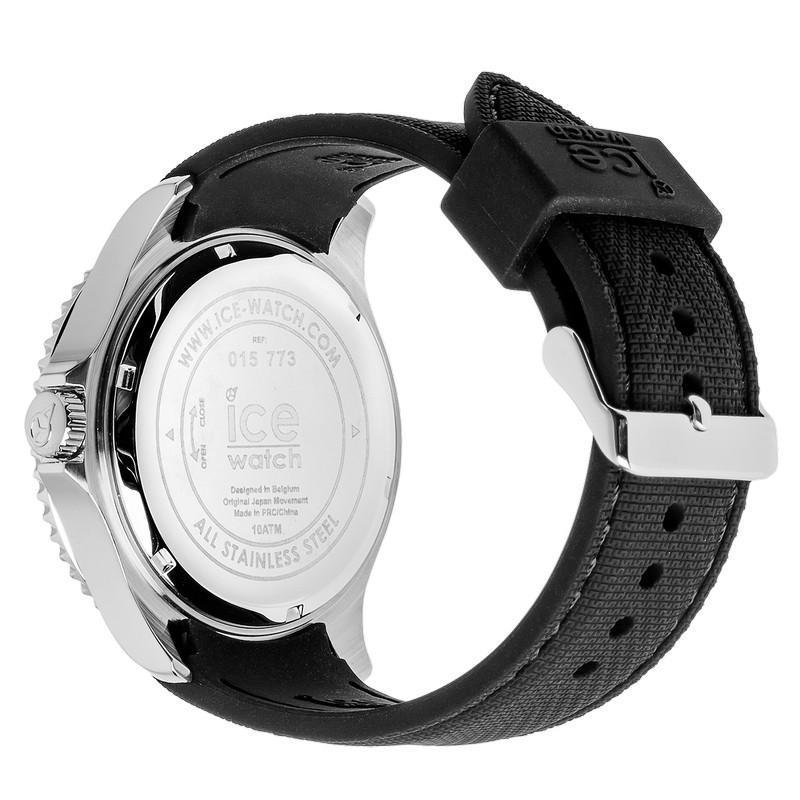 Ice-Watch - ICE Steel Black - Men's Wristwatch with Silicon Strap 015773