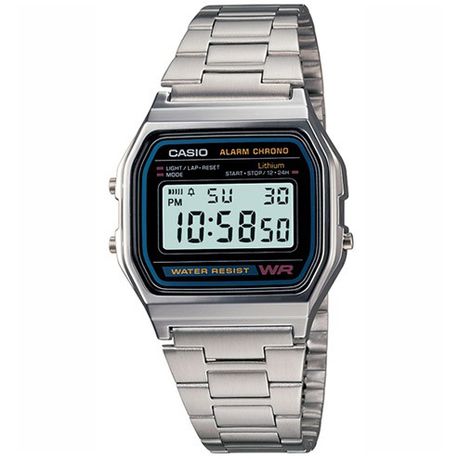 Casio Mens Retro Digital Watch   A158WA-1Q