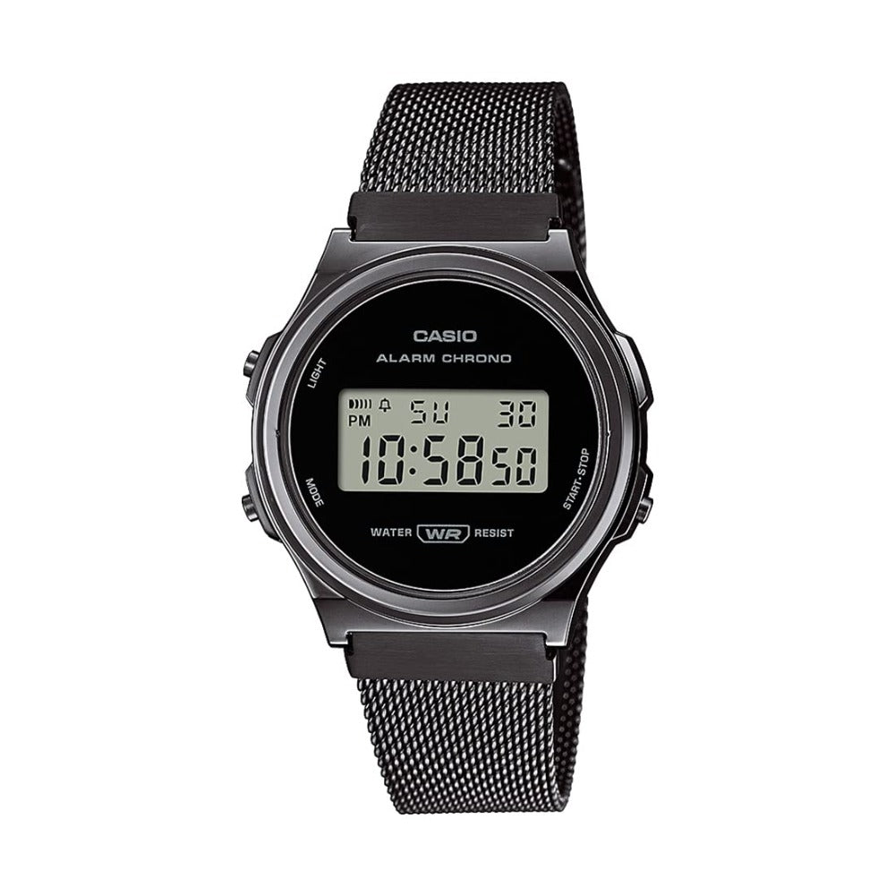 Casio Digital Black Dial Unisex's Watch-A171WEMB-1ADF