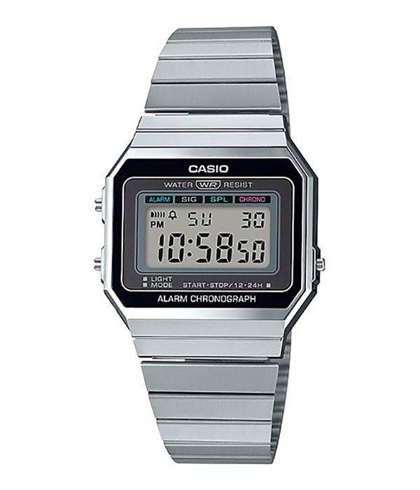 Casio Retro Silver Men's Watch