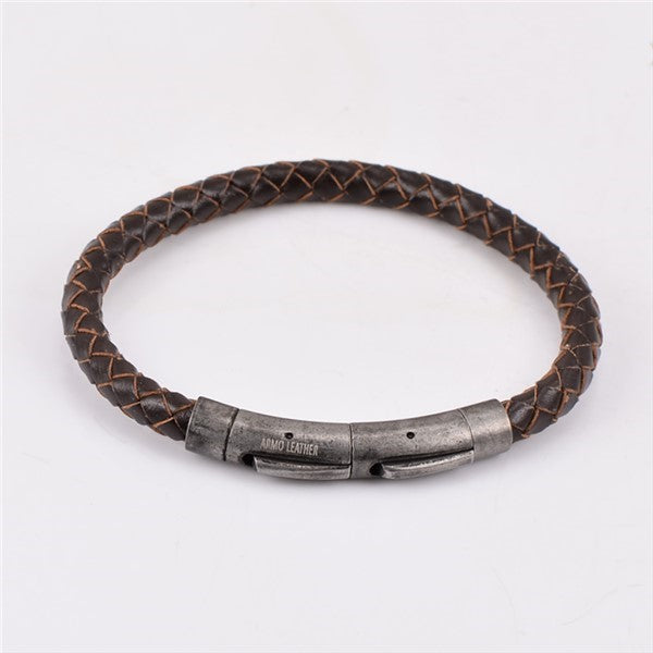 Armo Braided Brown Edge2 Size Adjustment Clasp ALE01
