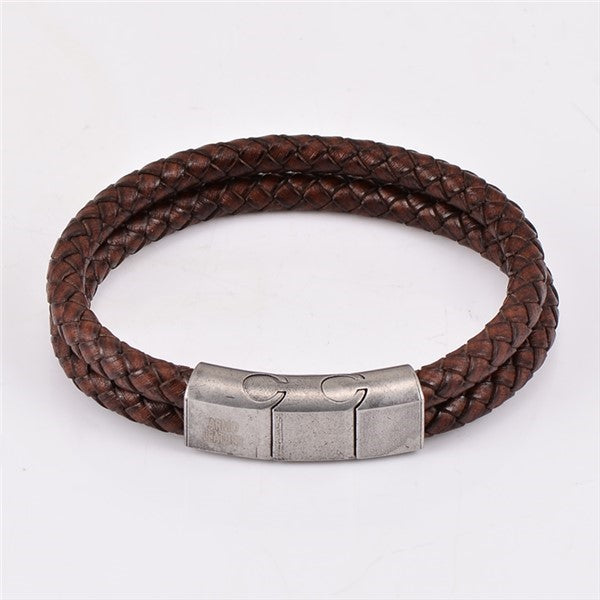 Double Braided Brown 2 Size Adjustment Clasp
