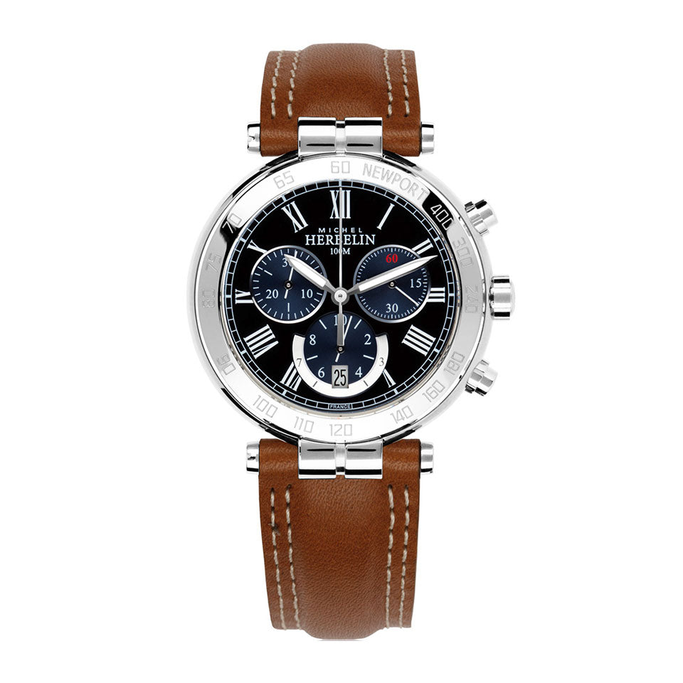 Michel Herbelin Newport Men's Watch - 37654/AP04GO