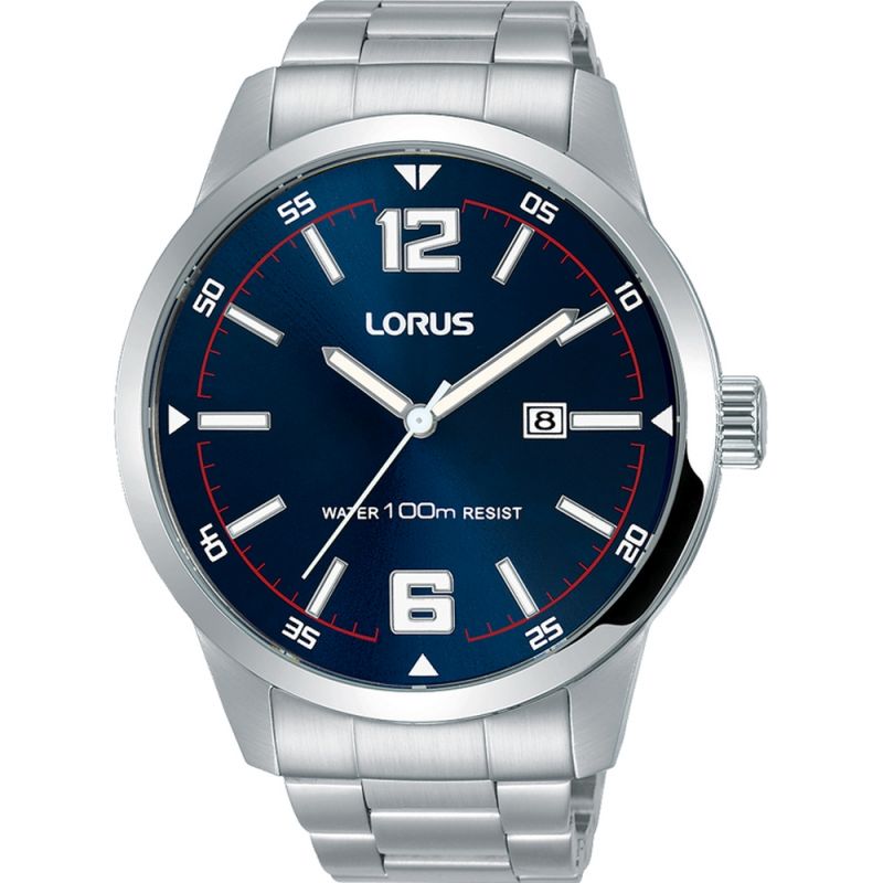 Lorus Classic Men's  Oversize Stainless Steel Watch  RH977HX9