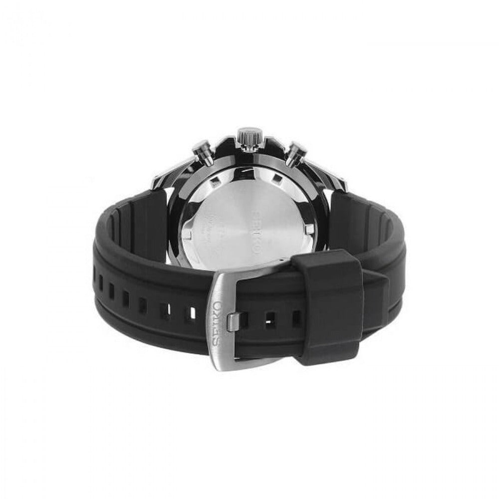 Seiko Men's Quartz Watch Stainless Steel with Silicone Strap SSB349P1