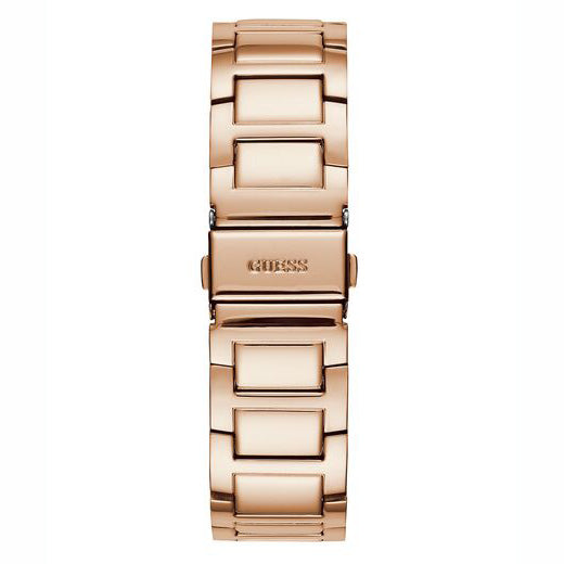 GUESS Rose Gold Tone Case Rose Gold Tone Stainless Steel Watch