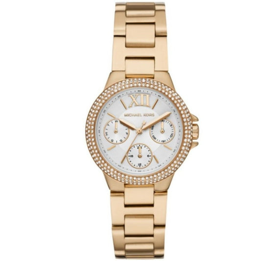 Michael Kors Camille Chronograph Gold-Tone Stainless Steel Ladies Watch