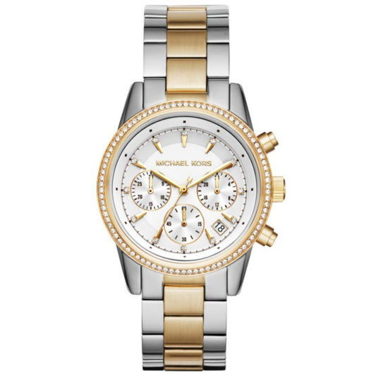 Michael Kors Silver Round Stainless Steel Watch