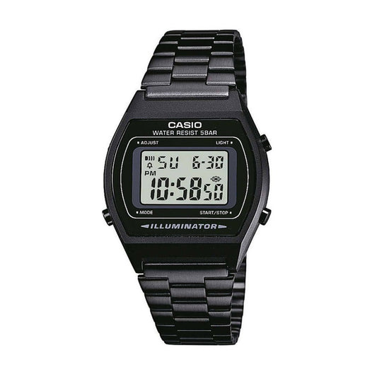 Casio Retro Unisex  Illuminator Black Watch B640WB-1ADF