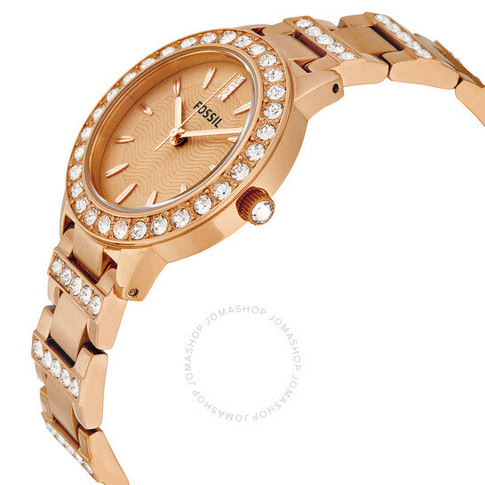 Fossil Jesse Rose Gold Stainless Steel Watch - ES3020